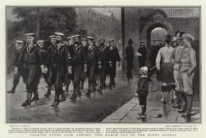 Veiller sur Jack Ashore, la marche de la patrouille de nuit